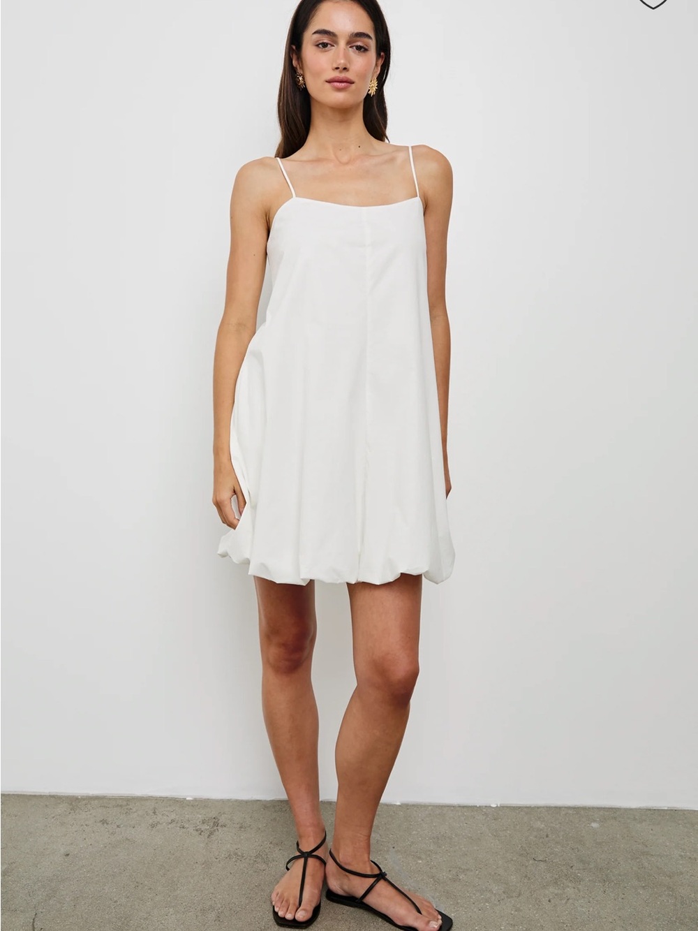 Rails White Spaghetti-Strap Mini Dress